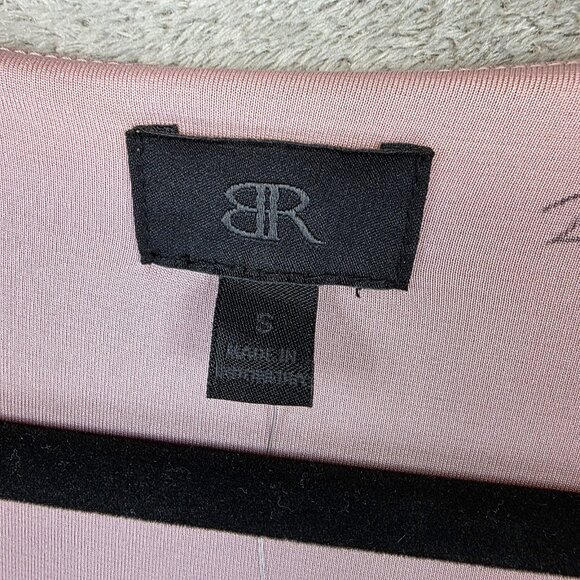 Banana Republic Dress Womens Small Cowl Neck Sleeveless Midi Ruched Monogram - Picture 2 of 13